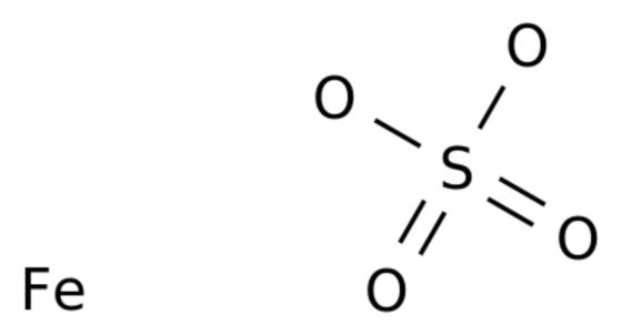 food additives Ferrous sulfate  FeSO4